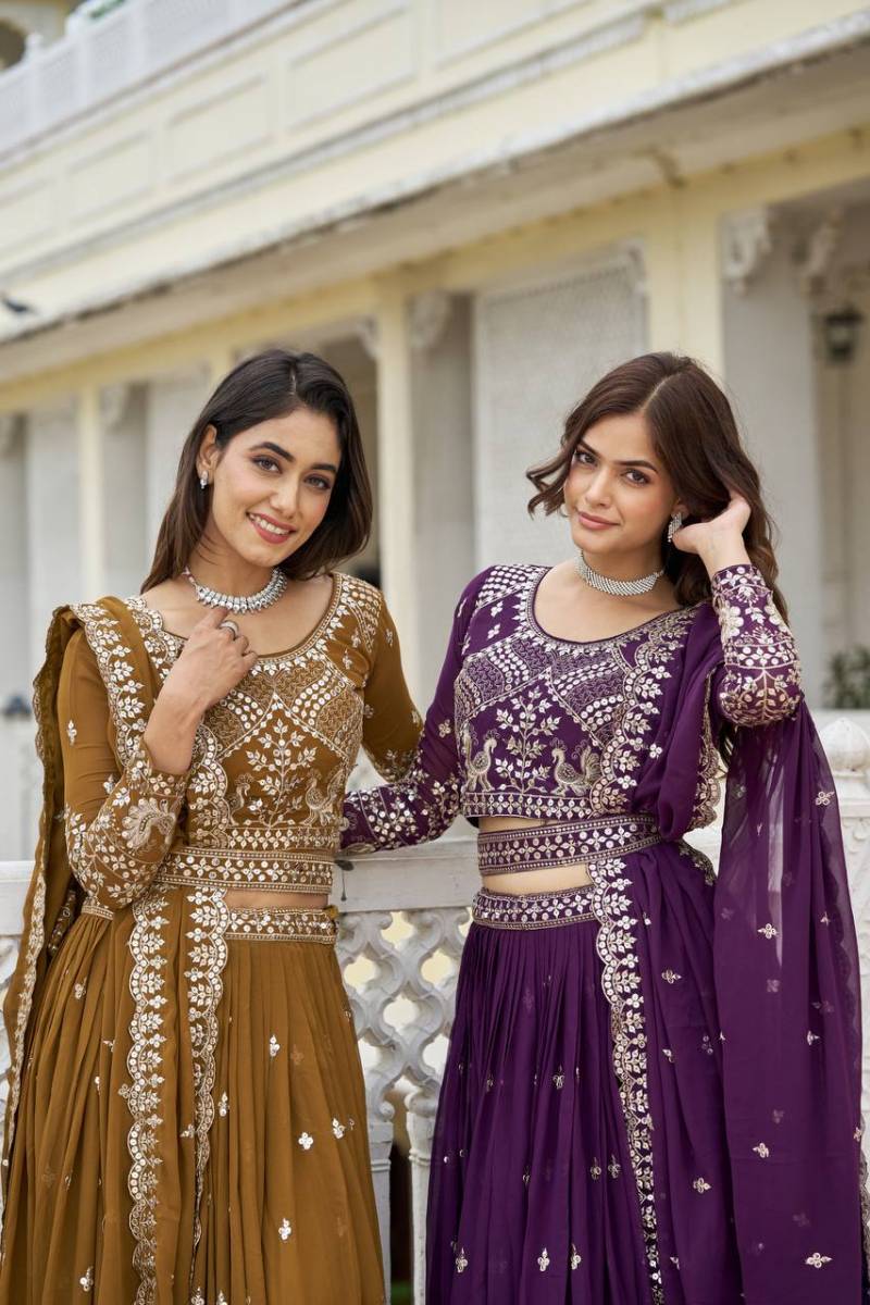 Sn 2313 Embroidery Designer Lehenga Choli Collection