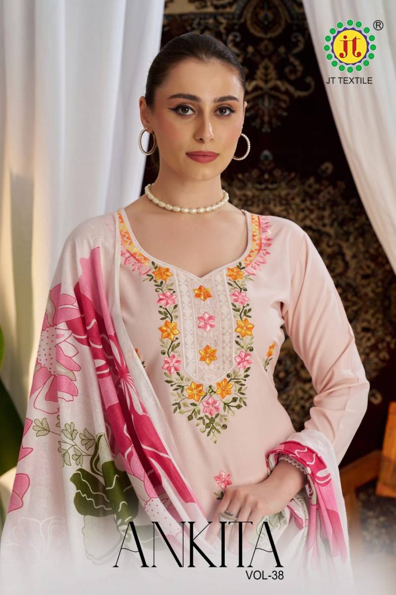 Jt Ankita Vol 38 Printed Dress Material Collection