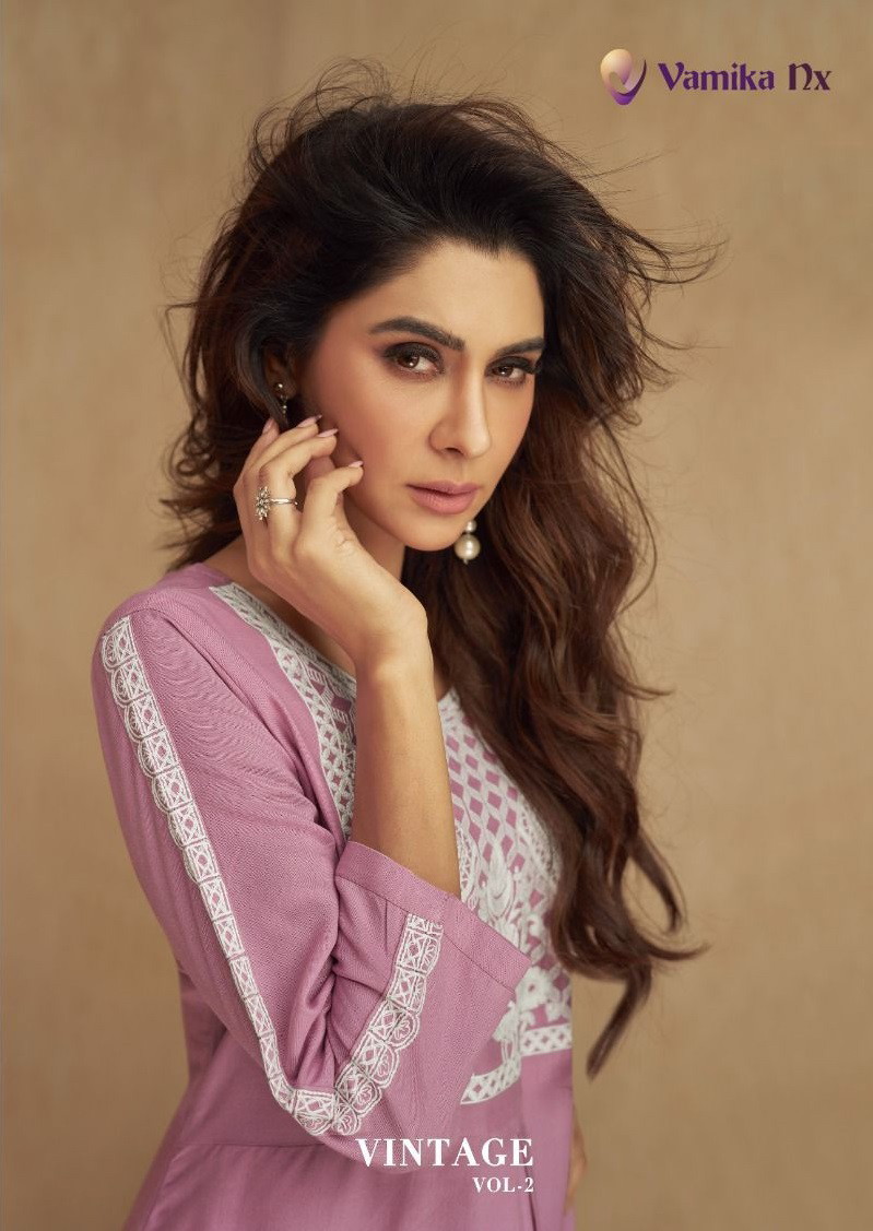 Vamika Nx Vintage Vol 2 Embroidery Co Ord Set Collection