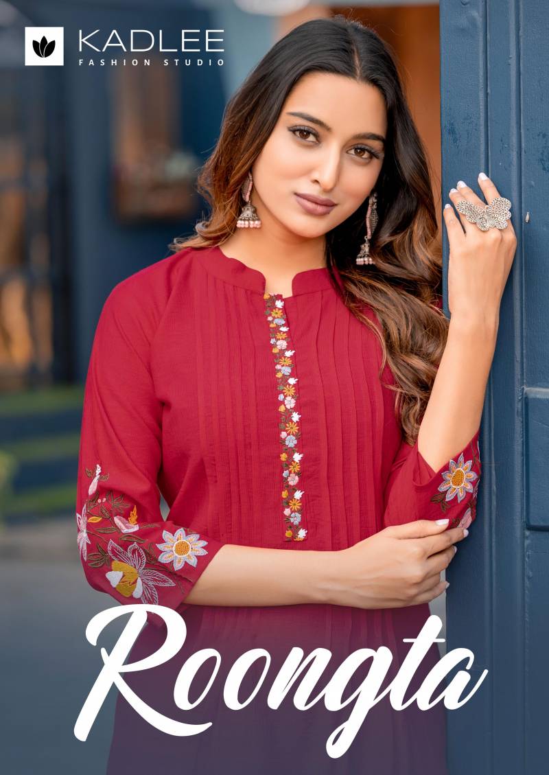 Kadlee Roongta Cotton Handwork Fancy Co Ord Set