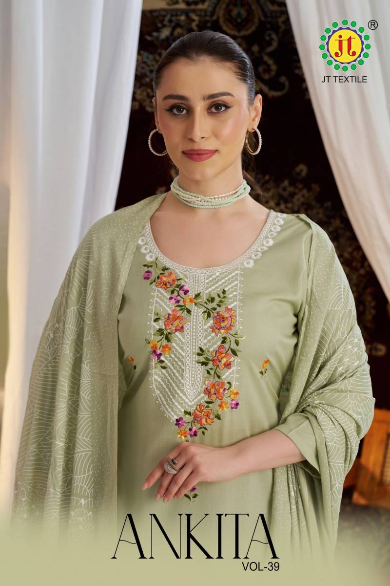 Jt Ankita Vol 39 Printed Dress Material Collection