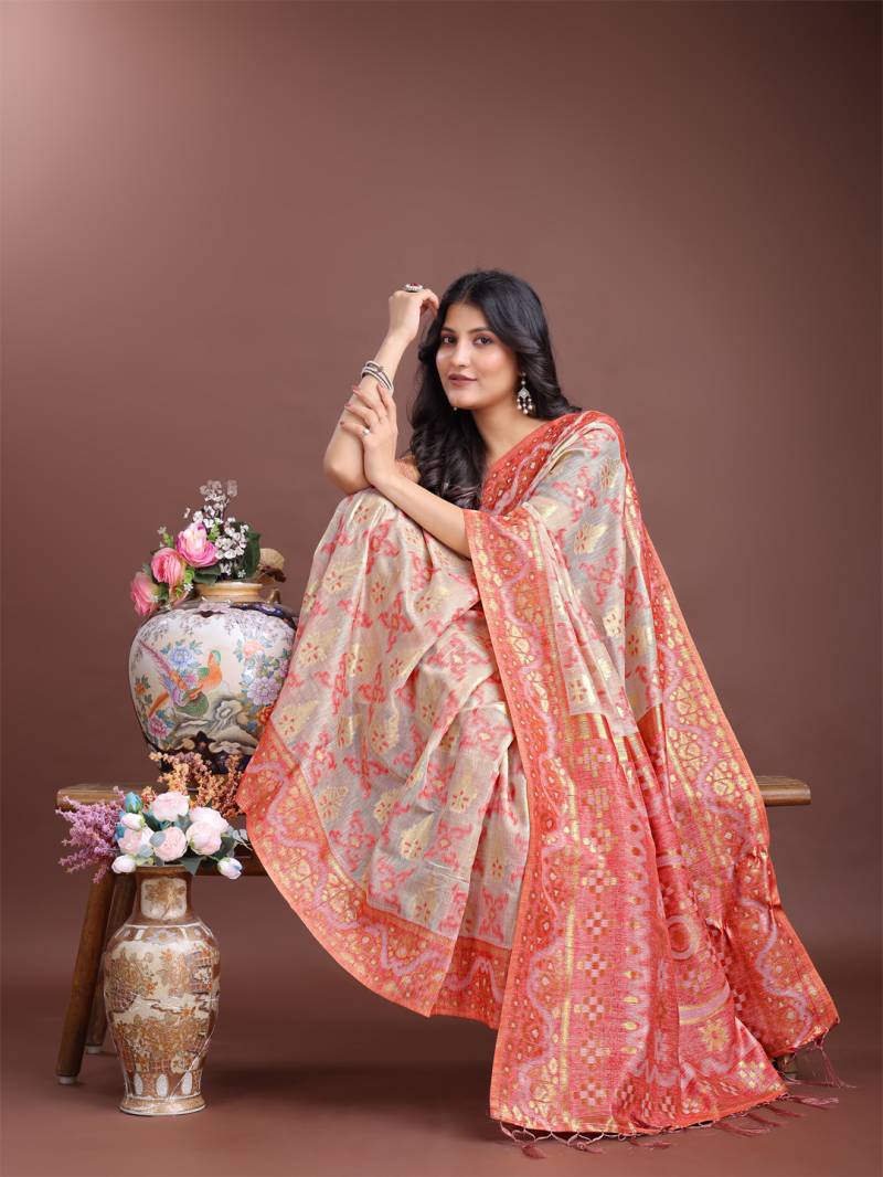 Ast Linen Queen Vol 7 Linen Cotton Saree Collection