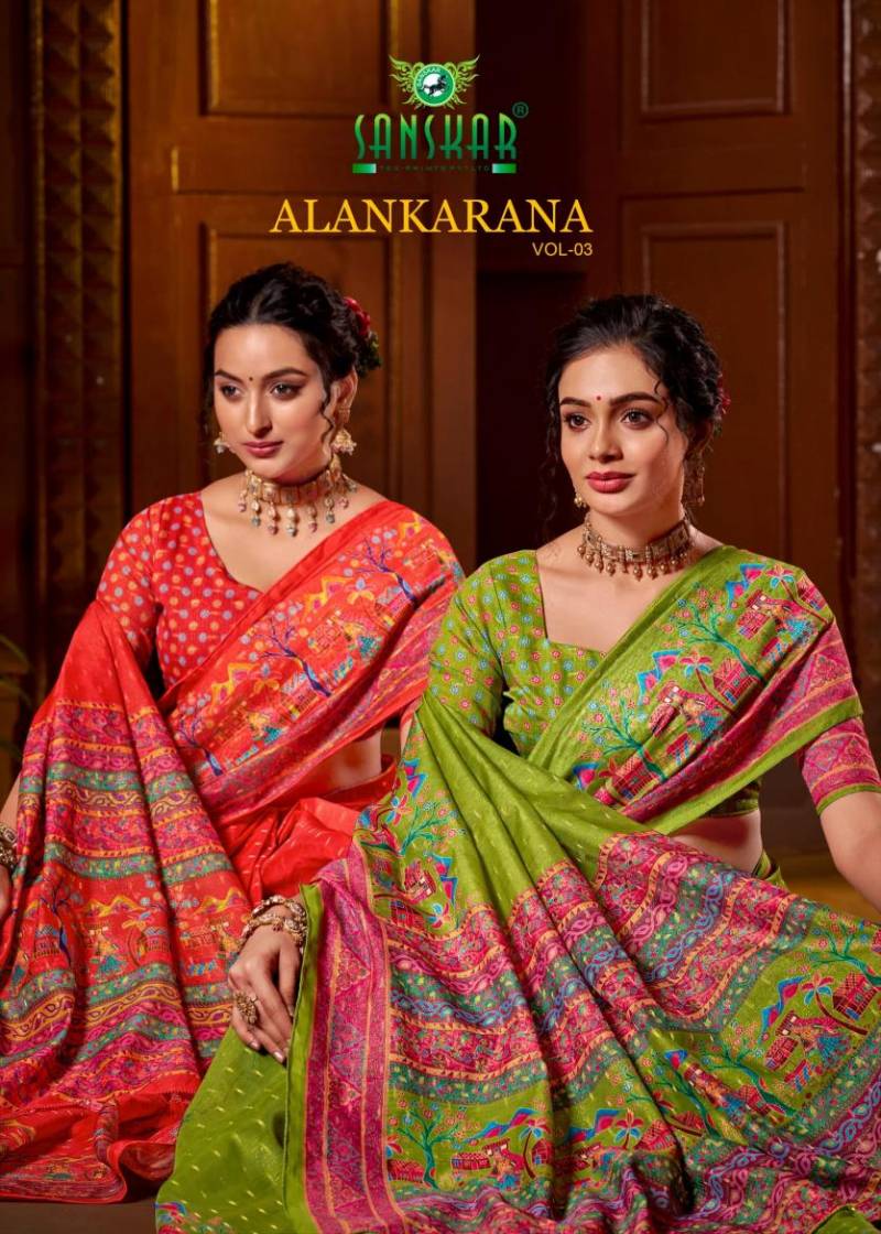 Sanskar Alankarana Vol 3 Cotton Saree Collection