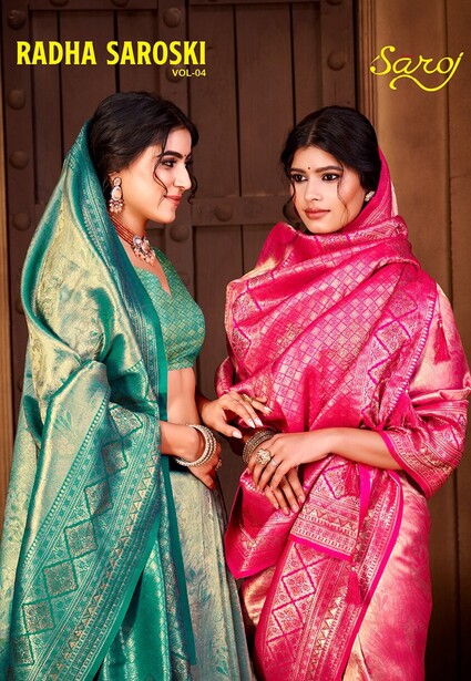 Saroj Radha Saroski Vol 4 Wedding Wear Silk Saree Collection