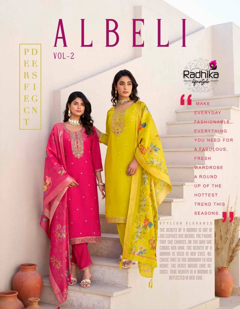 Radhika Albeli Vol 2 Designer Kurti Bottom With Dupatta Collection