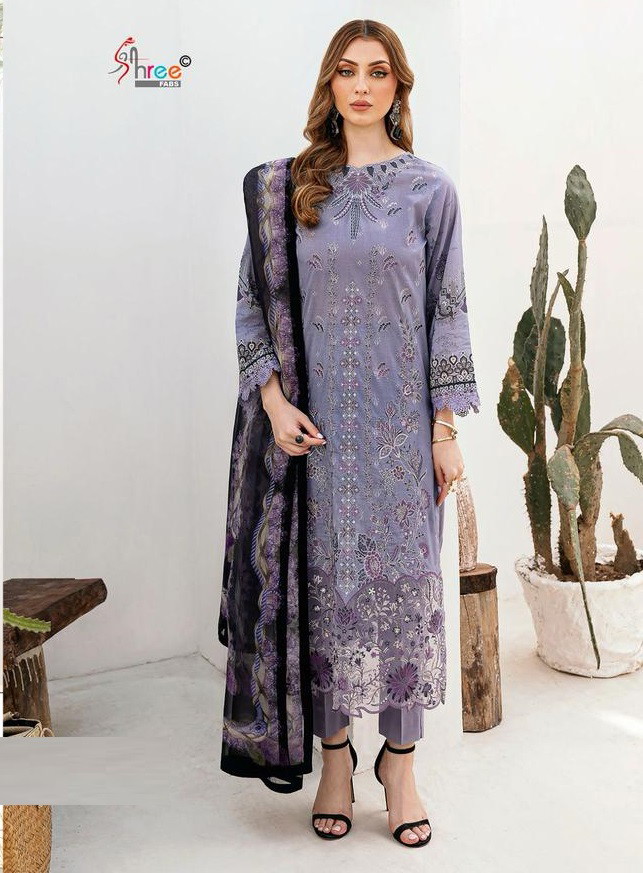 Shree Chevron Premium Collection Vol 10 Pakistani Suits Chiffon Dupatta
