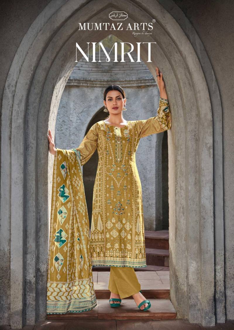 Mumtaz Nimrit Printed Dress Material Collection
