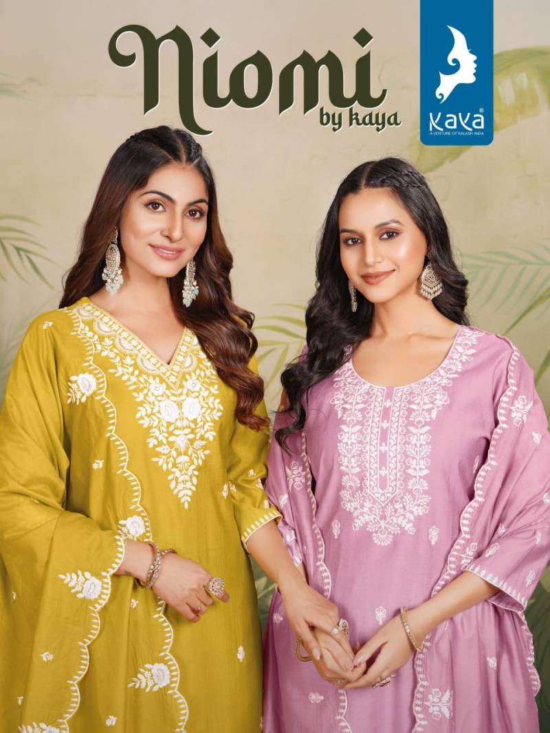 Kaya Niomi Designer Kurti Pant With Dupatta Collection