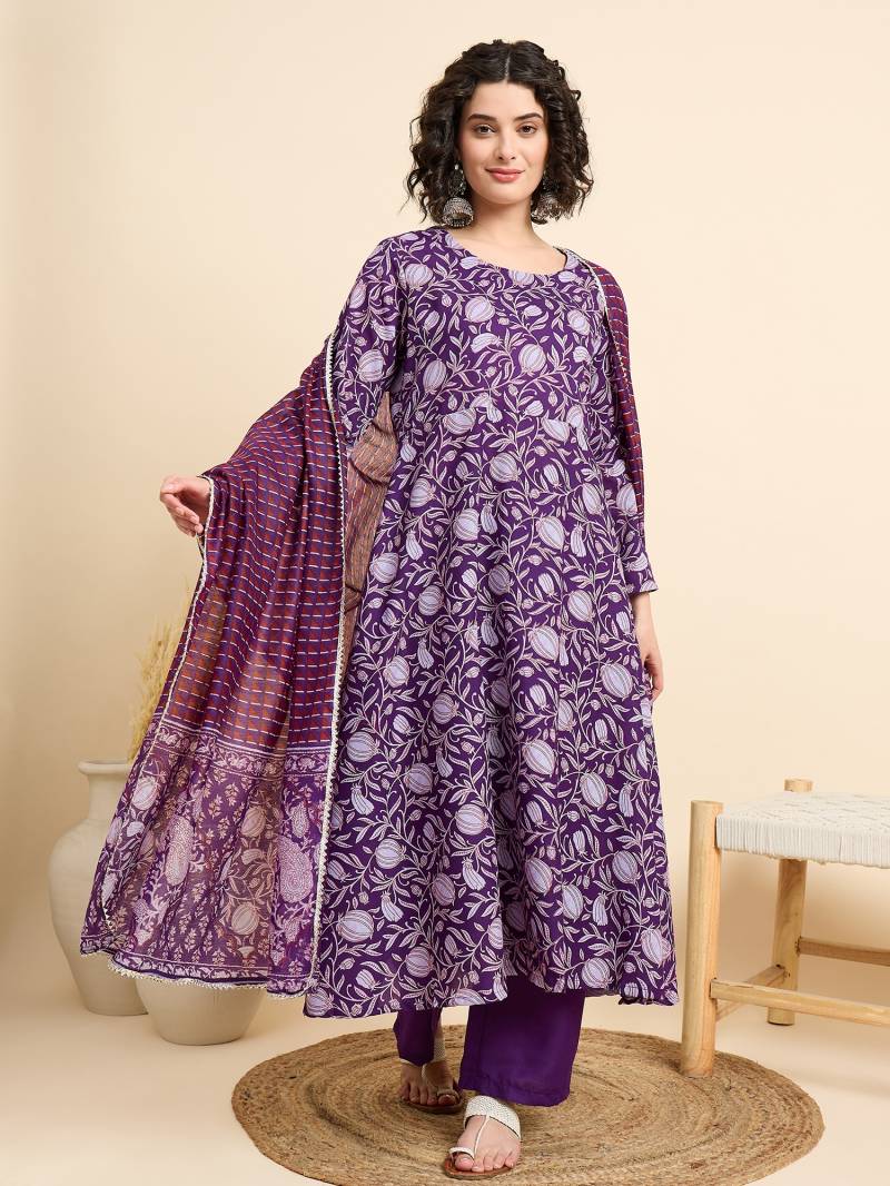 Dhruvi 287 Printed Kurti Bottom With Dupatta