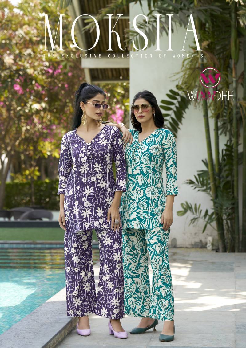 Woodee Moksha Printed Fancy Co Ord Set Collection