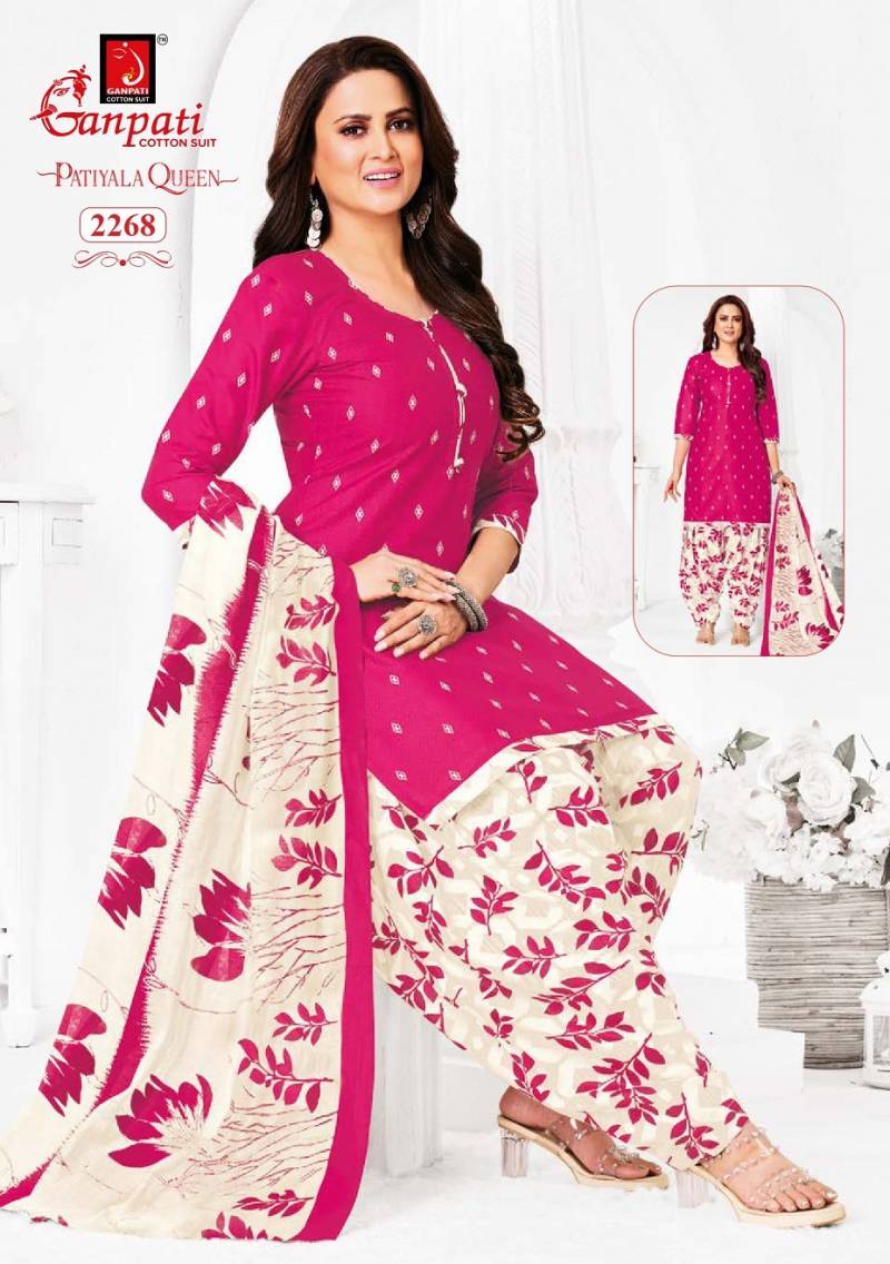 Ganpati Patiyala Queen Vol 11 Cotton Patiyala Readymade Dress Collection