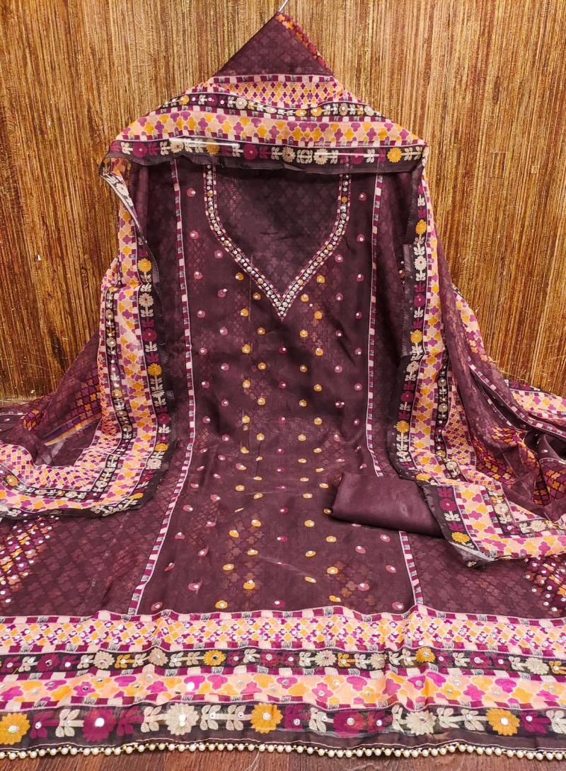 Color Set 9076 Printed Dress Material Collection