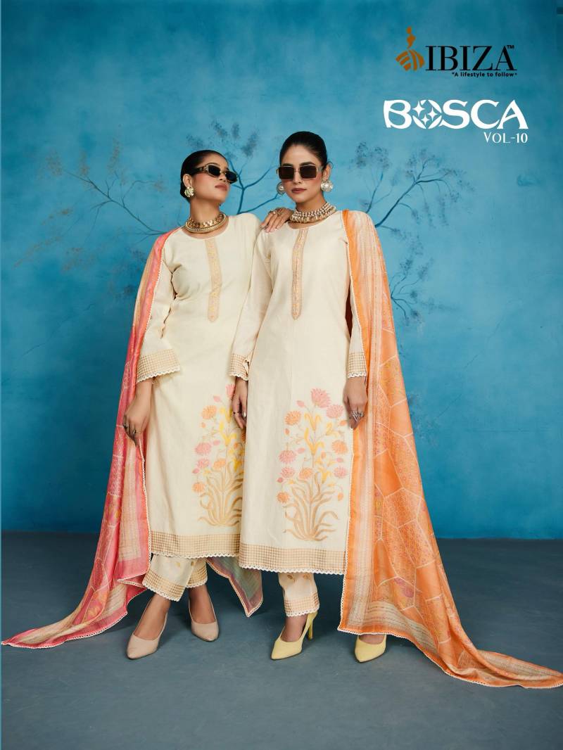 Ibiza Bosca Vol 10 Lawn Cotton Salwar Kameez Collection