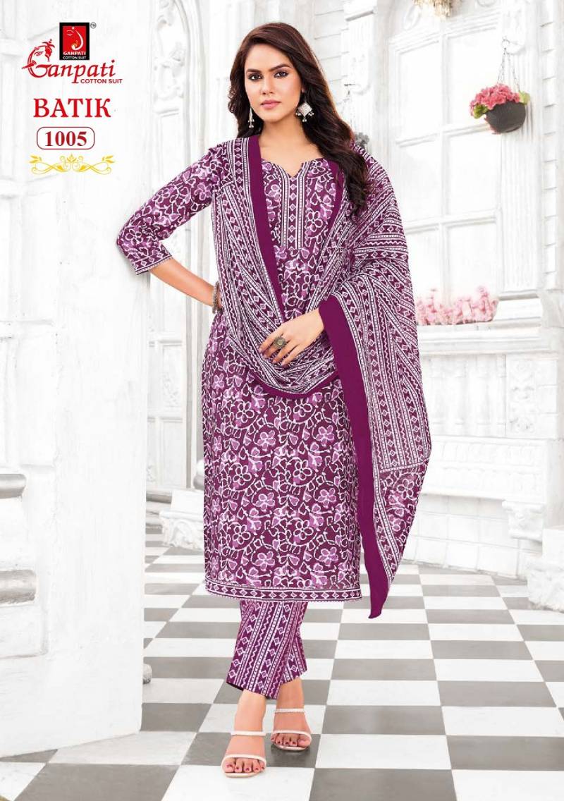 Ganpati Batik Vol 10 Readymade Cotton Kurti Sets Collection