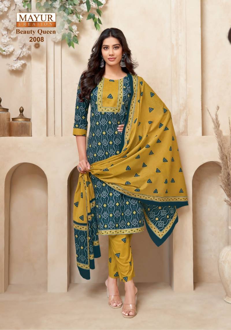 Mayur Beauty Queen Vol 2 Cotton Kurti Bottom With Dupatta