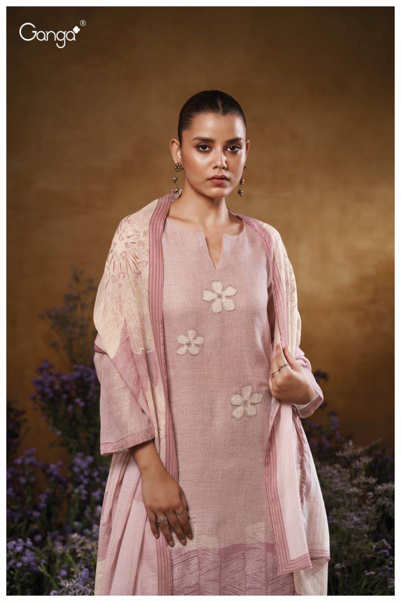 Ganga Kaiya Cotton Linen Salwar Suit Collection