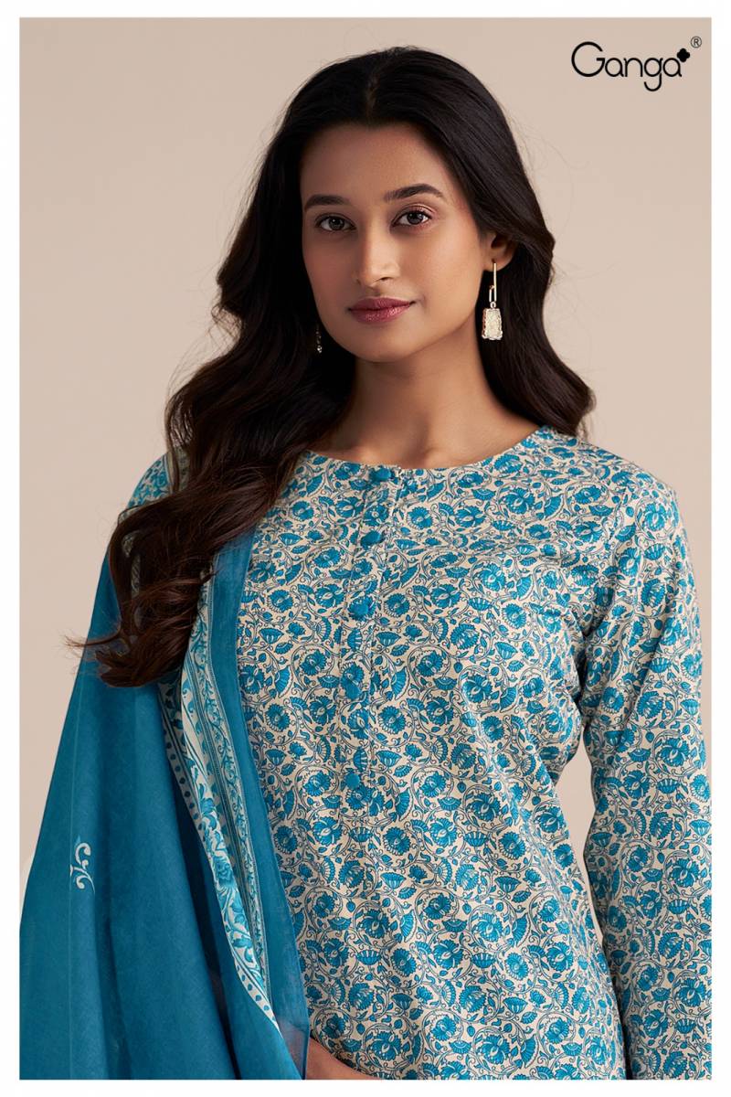 Ganga Trinity Cotton Printed Salwar Suit Collection