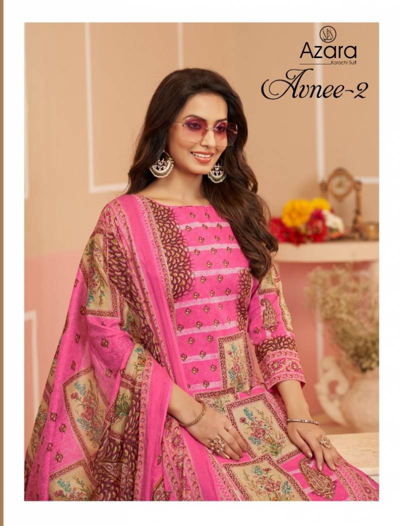 Radhika Azara Avnee 2 Lawn Cotton Dress Material Collection
