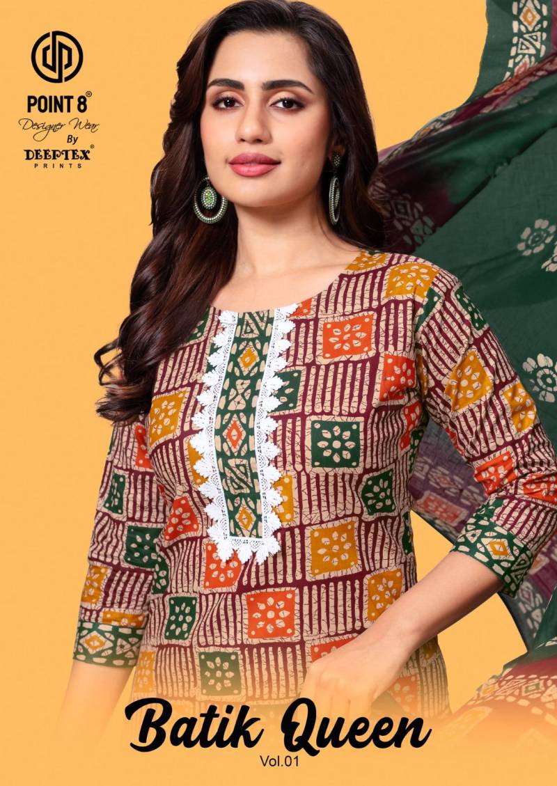 Deeptex Batik Queen Vol 1 Cotton Readymade Dress Collection