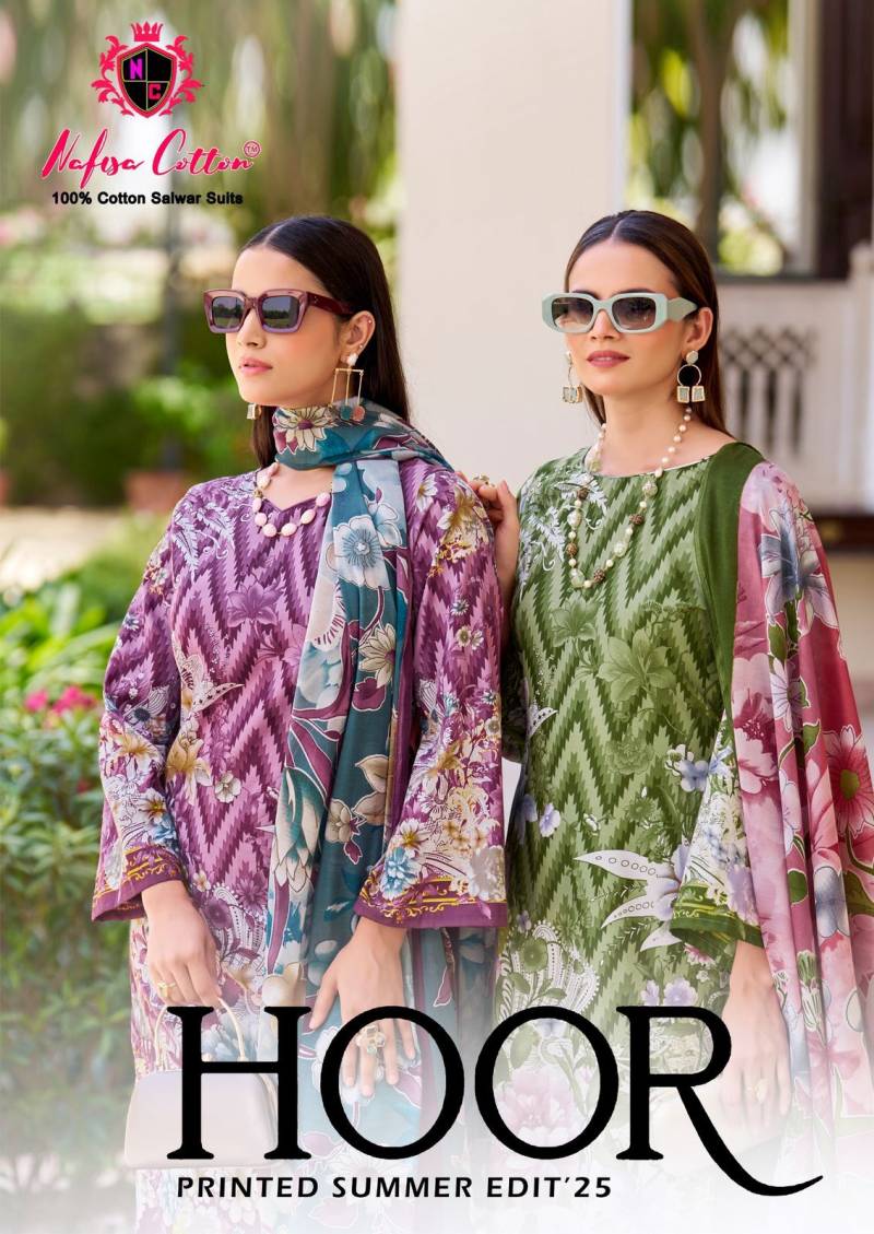 Nafisa Hoor Soft Cotton Printed Dress Material Collection