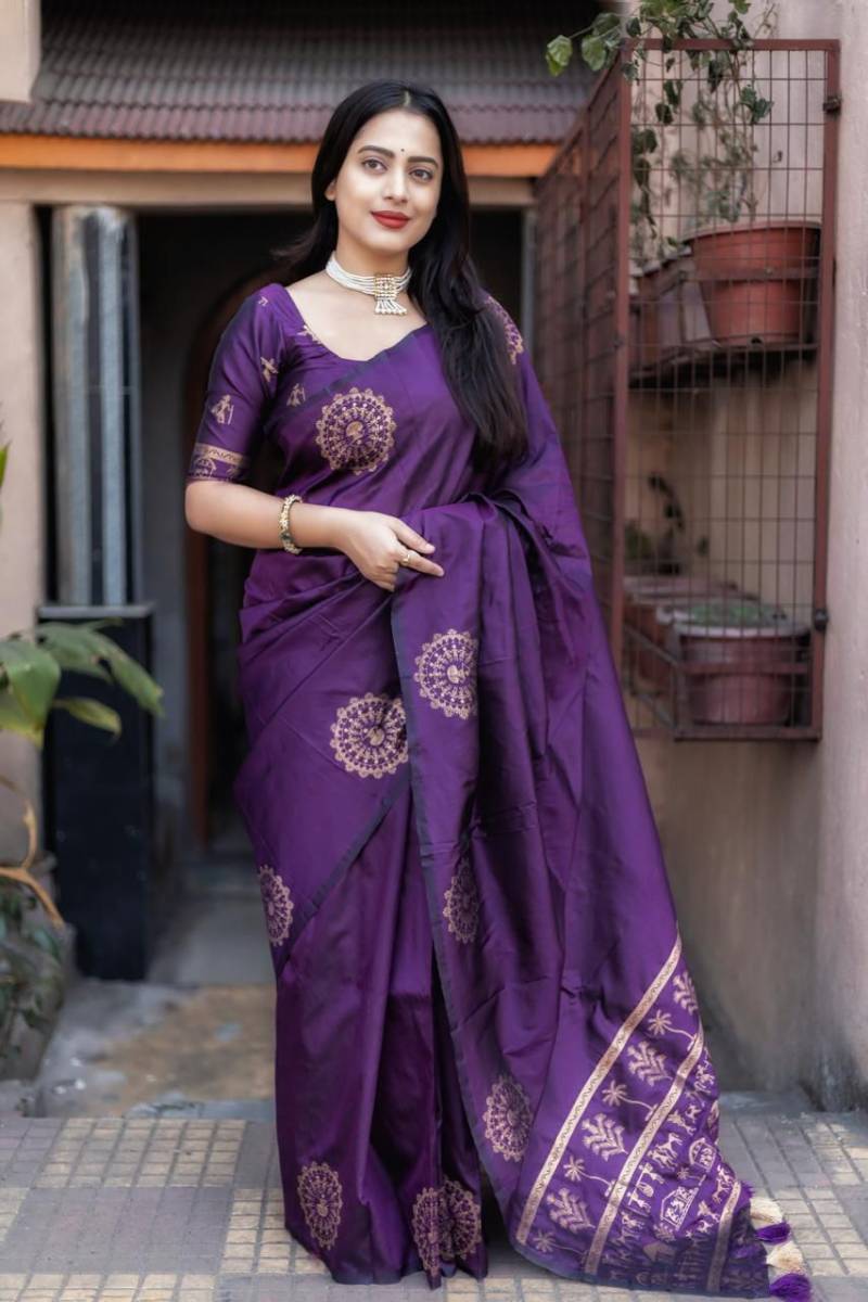 Kc 606 Festive Wear Zari Woven Silk Saree Collection