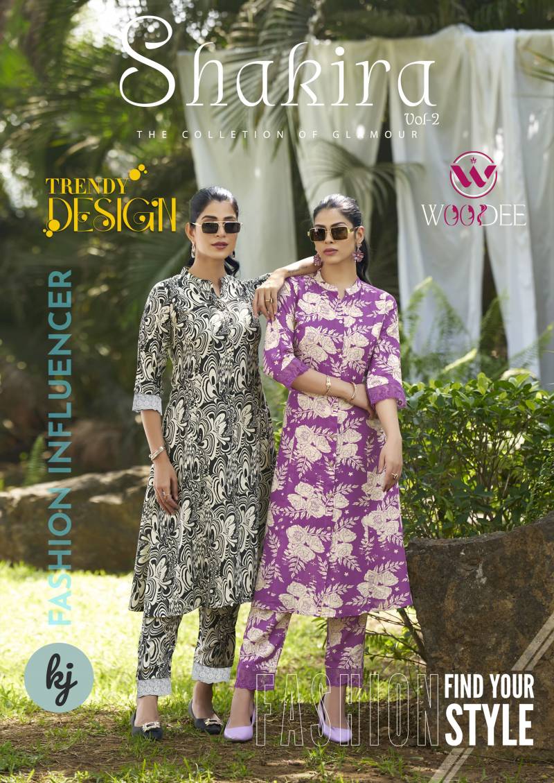 Woodee Shakira Vol 2 Printed Co Ord Set Collection