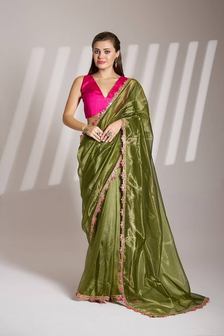 Ziva 35 Party Wear net Stylish Saree Collection