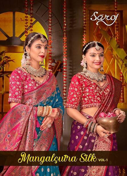 Saroj Mangalsutra Silk Vol 1 Traditional Wear Silk Saree Collection