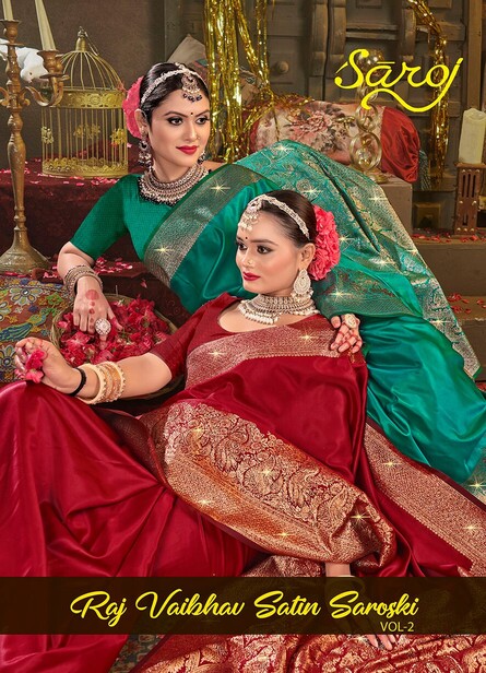Saroj Rajvaibhav Silk Vol 2 Wedding Wear Silk Saree Collection