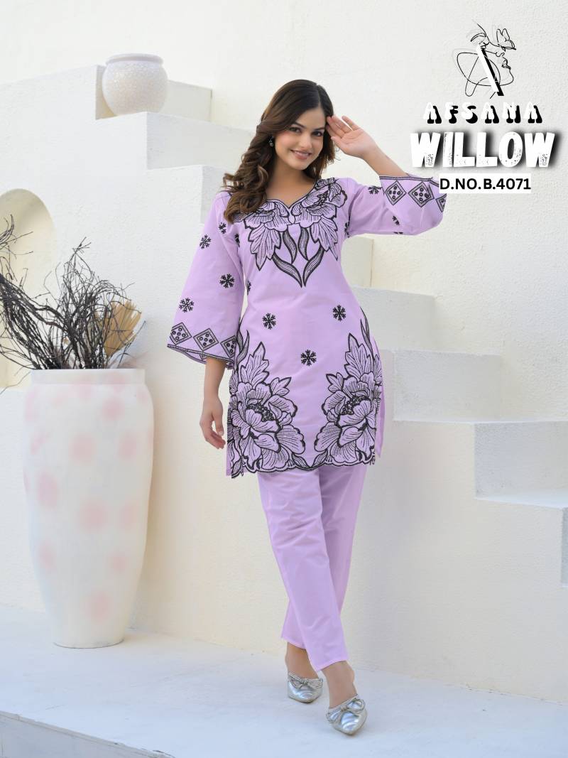 Afsana Willow Embroidered Co Ord Set Collection