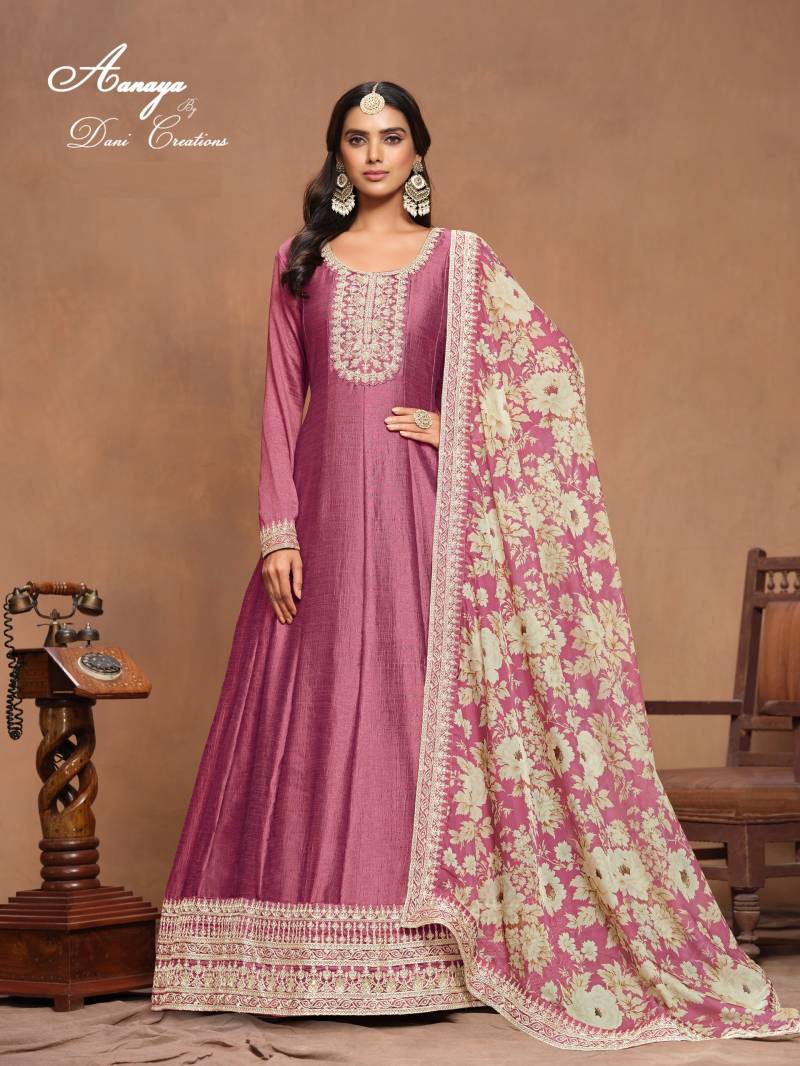 Aanaya Vol 198 Designer Gown With Dupatta Collection