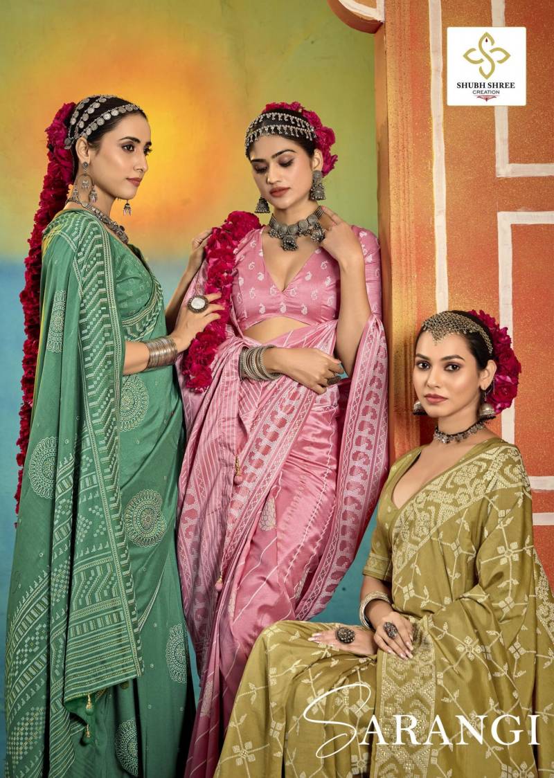 Shubh Shree Sarangi Silk Traditional Saree Collection