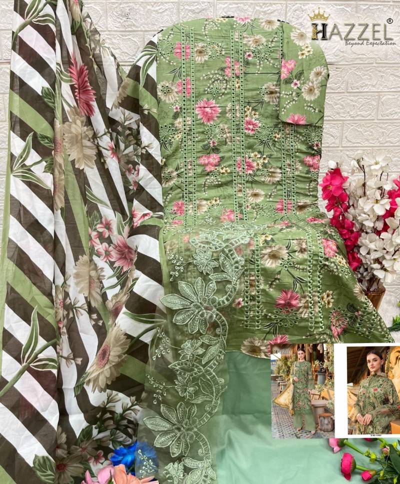 Hazzel Maria B Vol 11 Pakistani Salwar Kameez Chiffon Dupatta