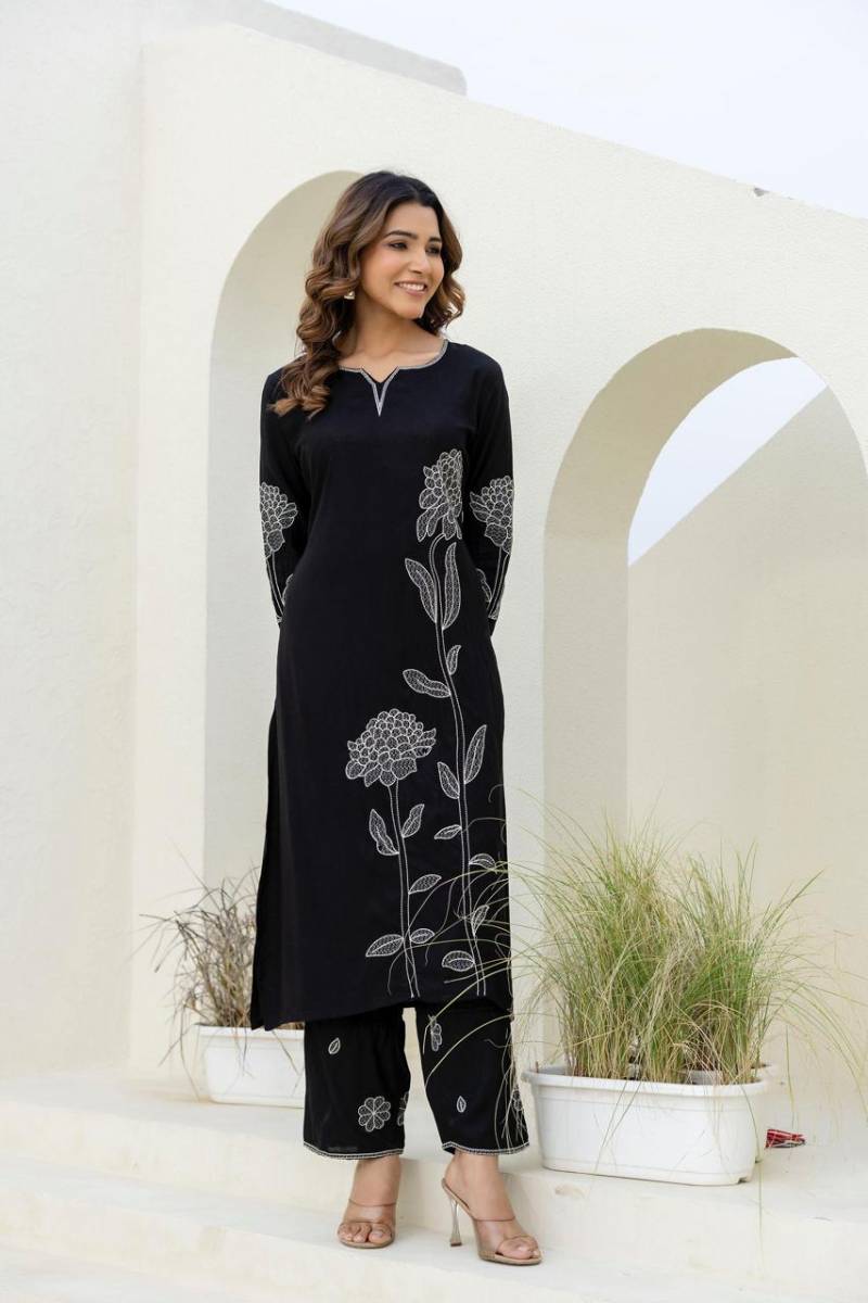 Tanyaa P 304 German Handwork Fancy Kurti With Bottom Collection