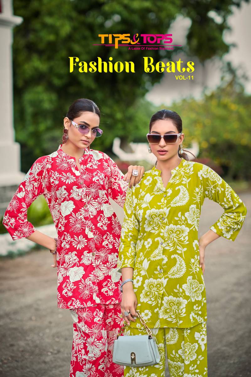 Tips And Tops Fashion Beats Vol 11 Printed Co Ord Set