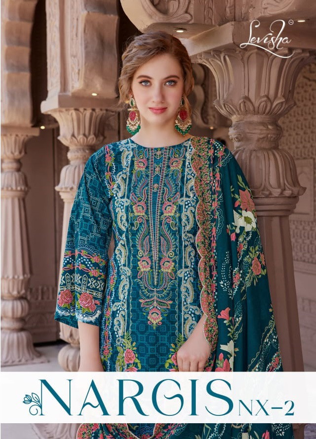 Levisha Nargis Nx 2 Cotton Printed Readymade Dress Collection