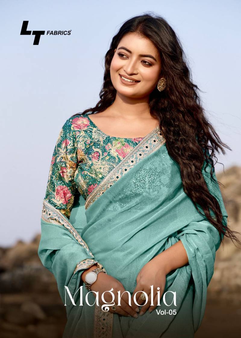 Kashvi Magnolia Vol 5 Malai Silk Designer Saree Collection
