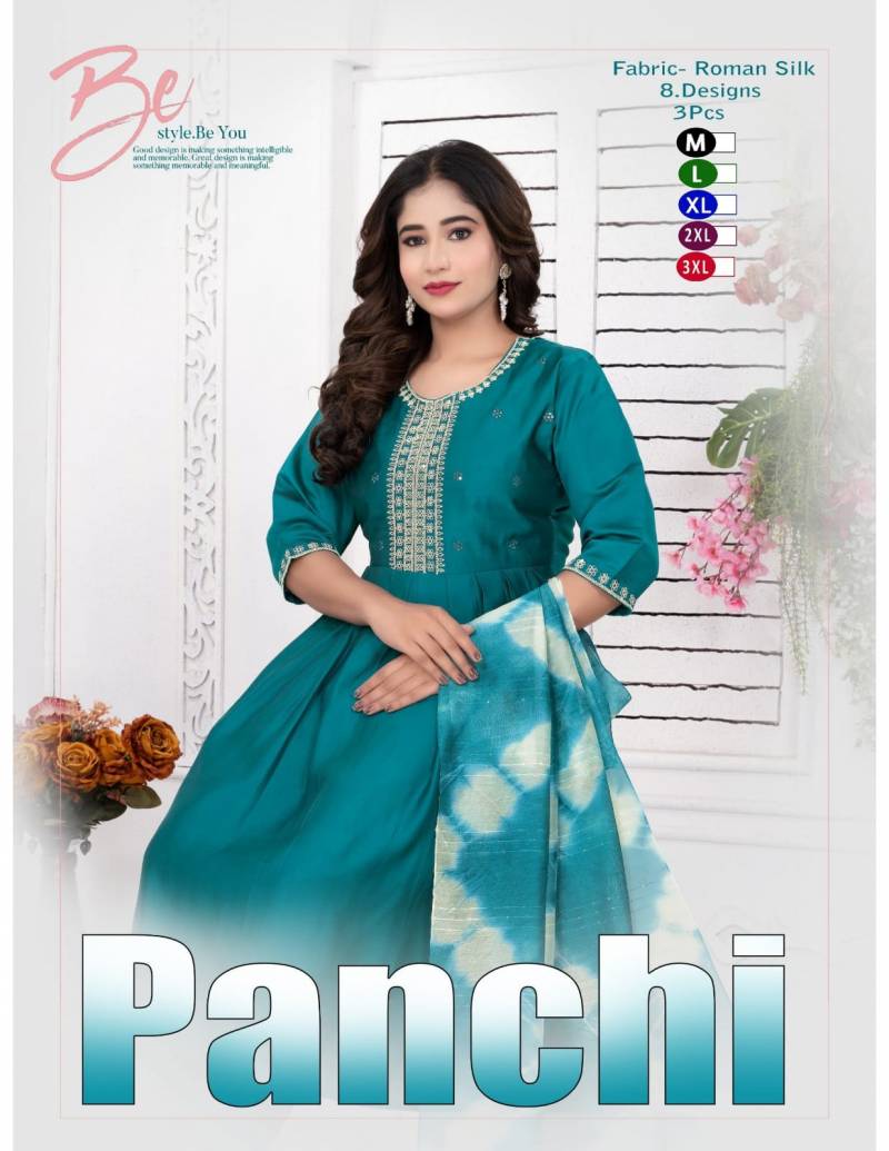 Beauty Panchi Vol 04 Embroidered Kurti Bottom With Duppatta