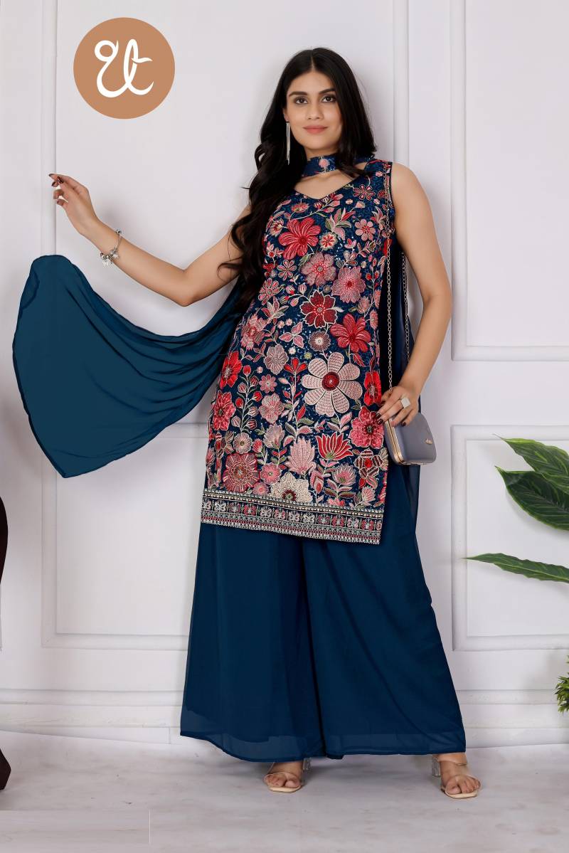 Th 007 A To D Embroidered Readymade Salwar Suits Collection