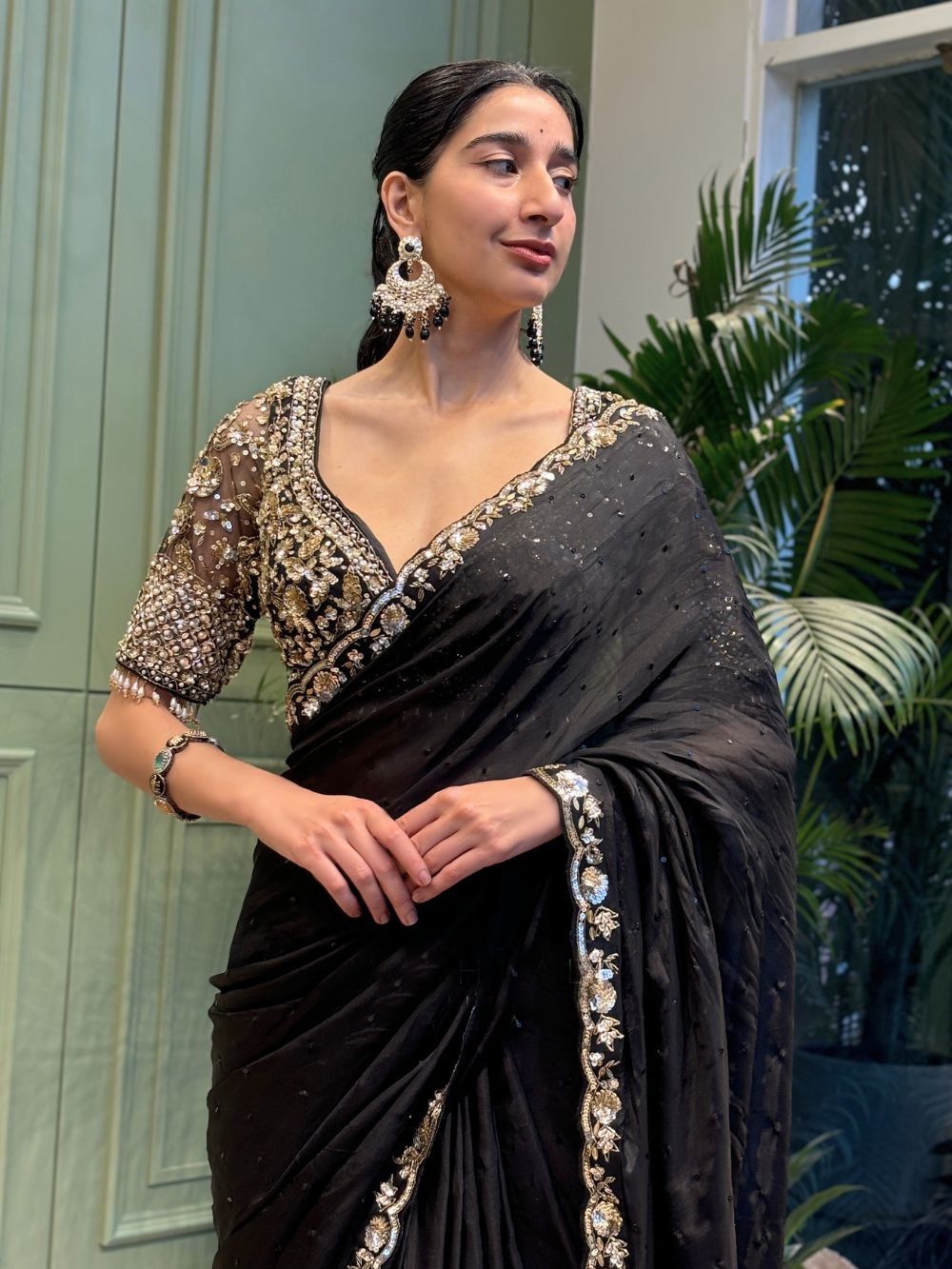 NC Embroidery Work Designer Wedding Wear Saree Collection