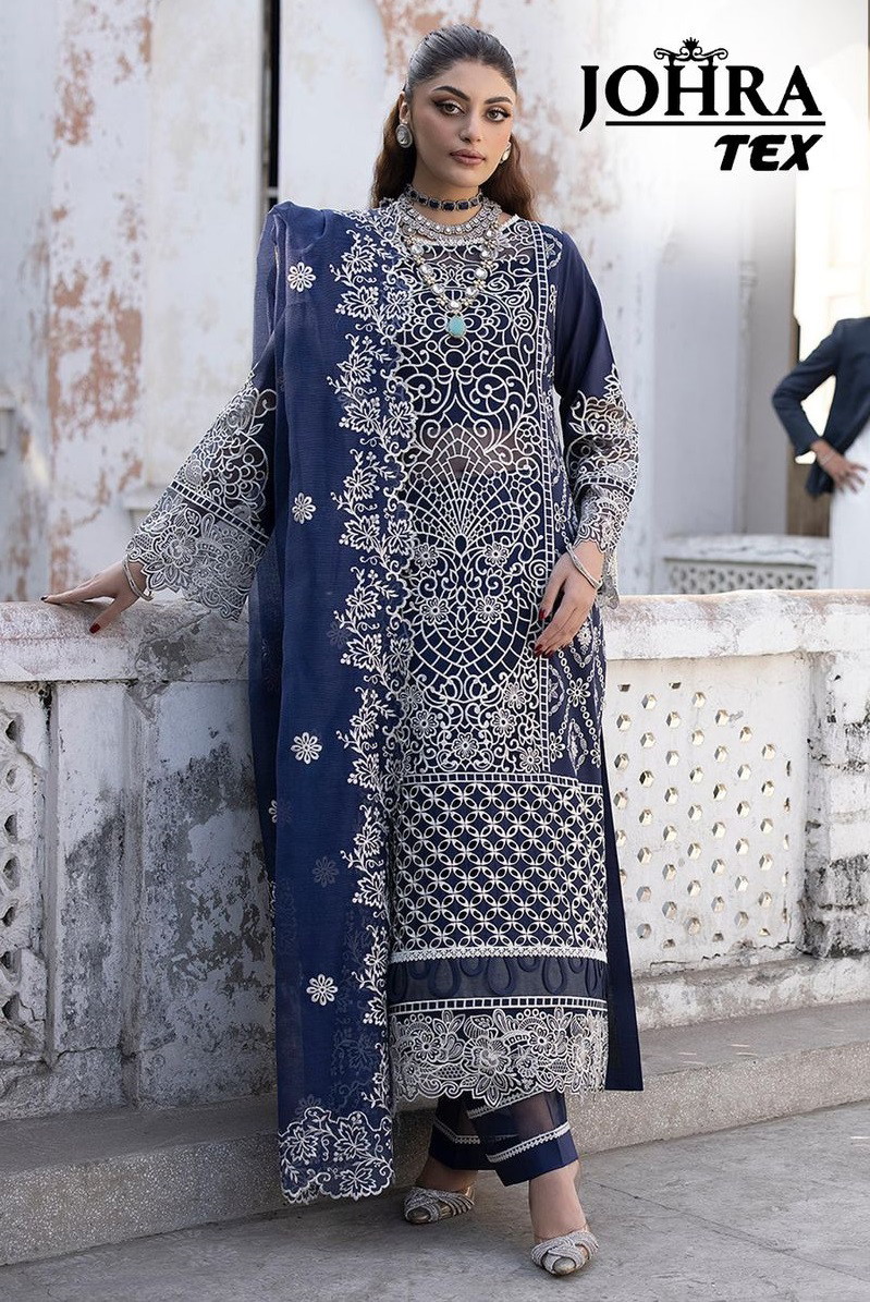 Johra Tex 171 Cambric Cotton Designer Pakistani Salwar Suits