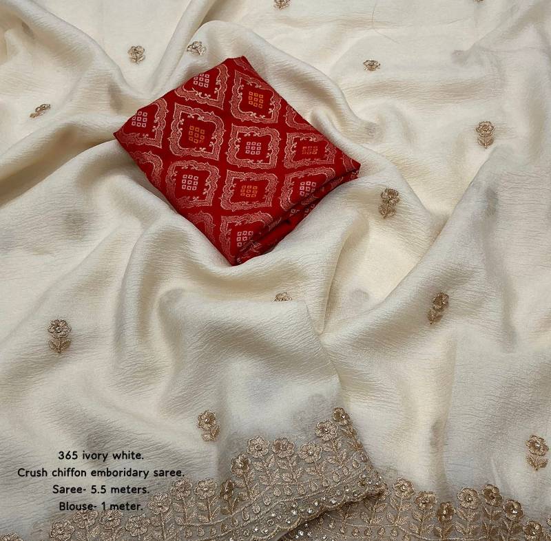 Kc 610 Designer Embroidered Saree Collection