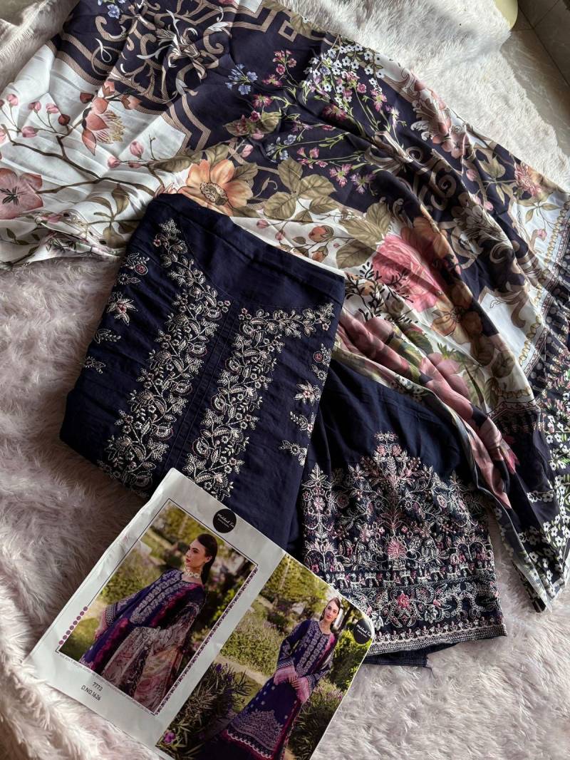 Mehboob Tex 1626 Pakistani Salwar Suits Chiffon Dupatta