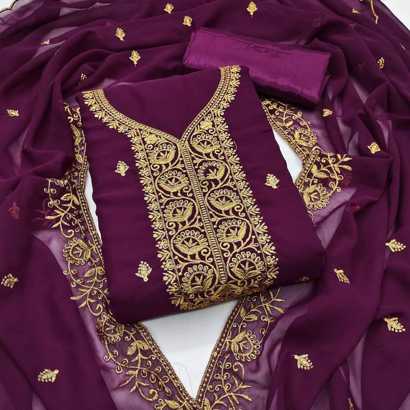 Georgette Suits 822 Faux Georgette Dress Material Collection