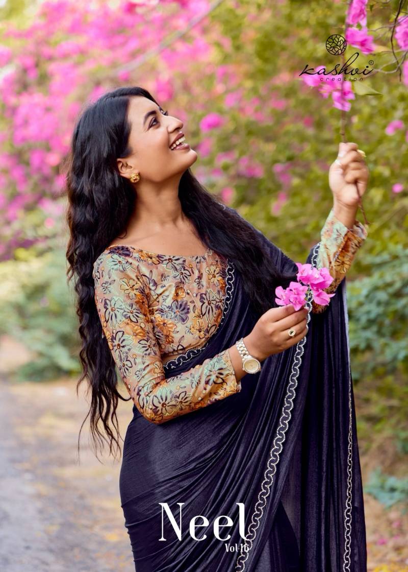 Kashvi Neel Vol 16 Swarovski Designer Saree Collection