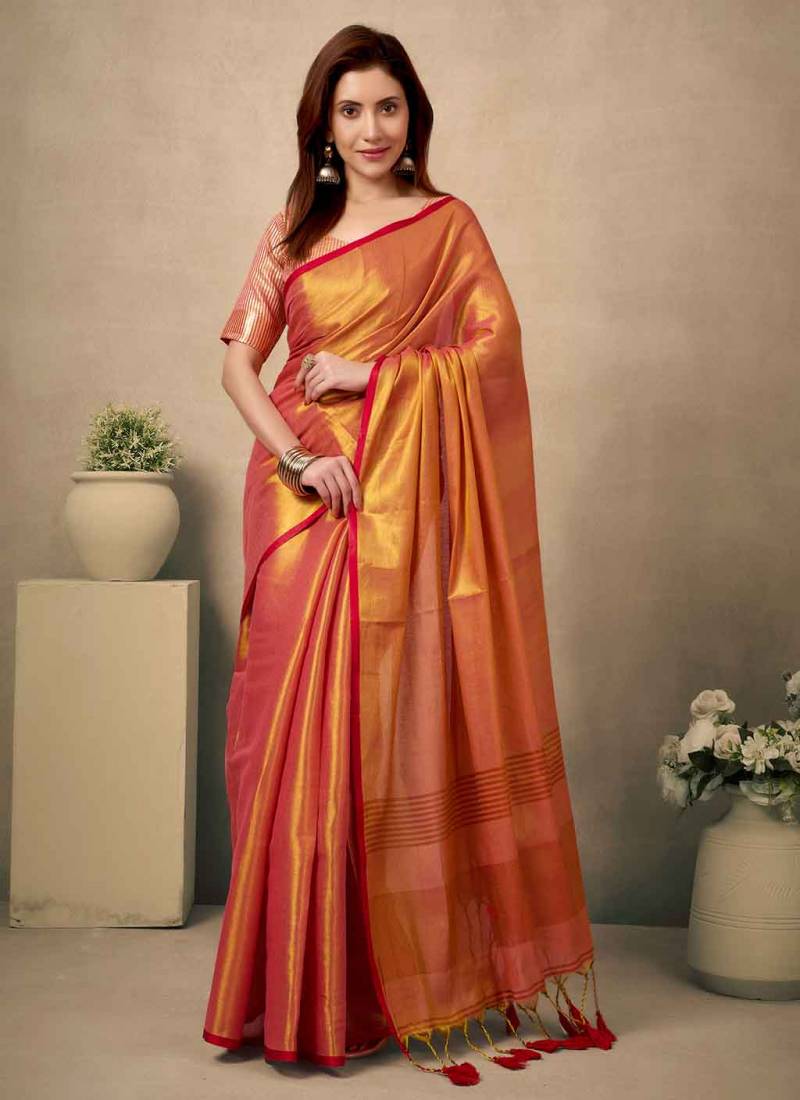 Tcs Raga 01 Tissue Silk Latest Designer Saree Collection