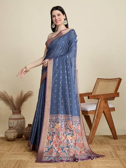Maahi 179 Printed Cotton Silk Saree Collection