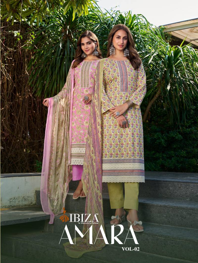 Ibiza Amara Vol 2 Cambric Cotton Printed Salwar Suits