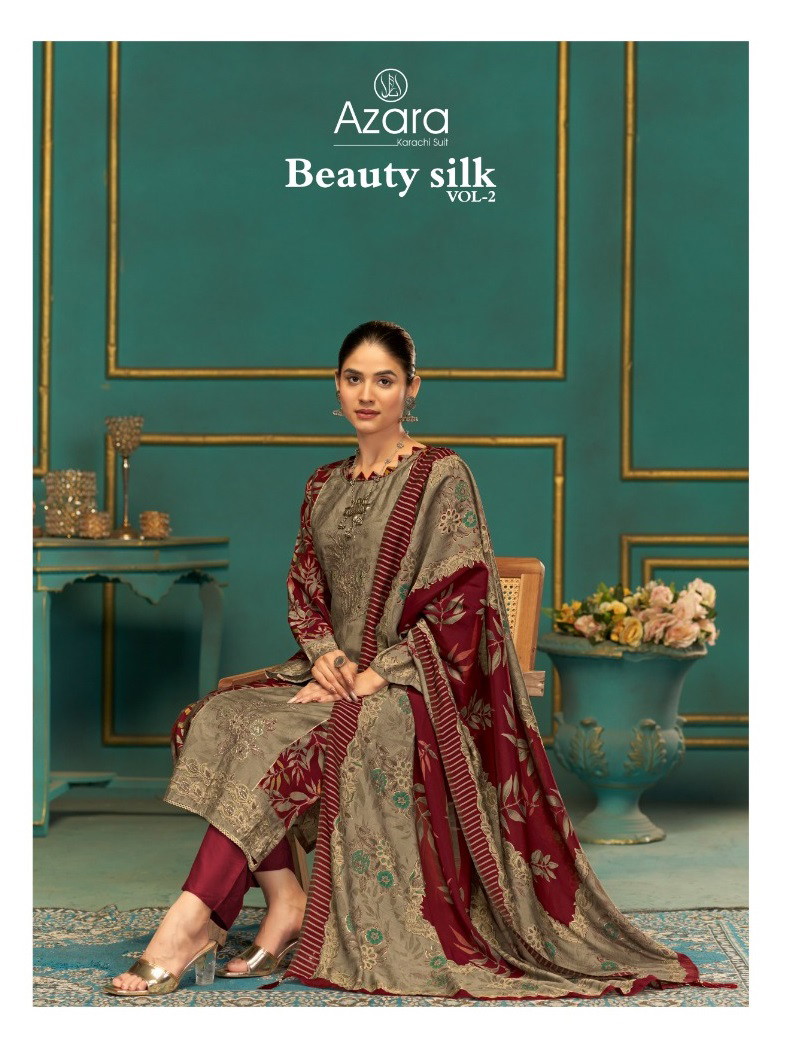 Radhika Azara Beauty Silk Vol 2 Modal Designer Printed Dress Material