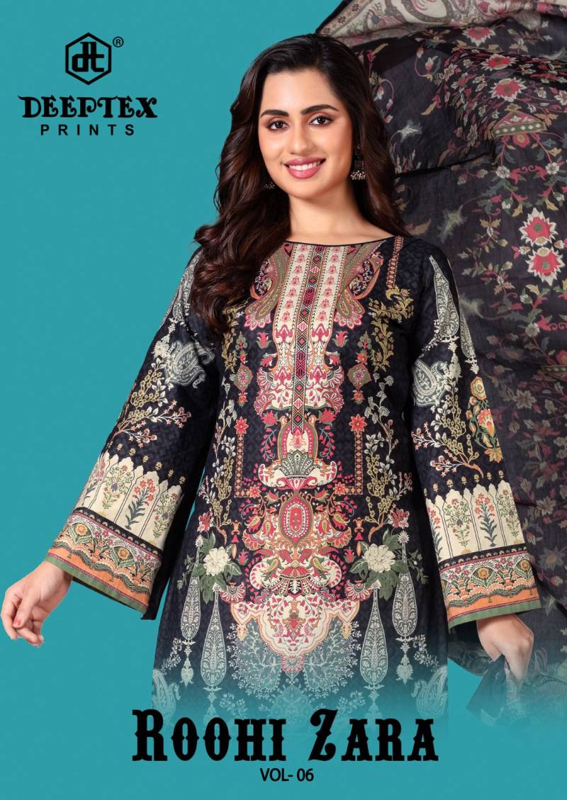 Deeptex Roohi Zara Vol 6 Cotton Dress Material Collection